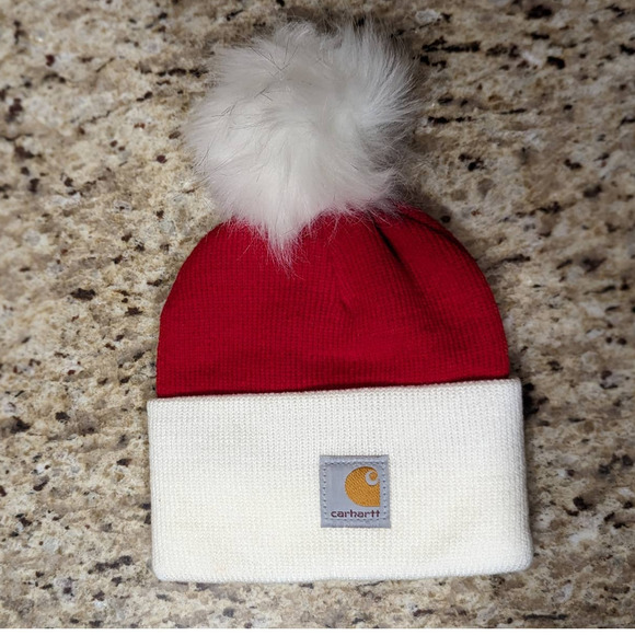 Carhartt Accessories New Carhartt Santa Beanie With Pom Handmade